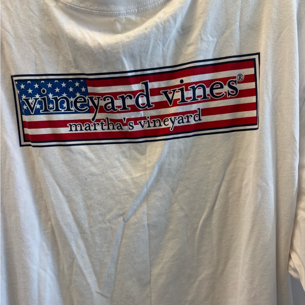 Vineyard Vines American Flag Graphic Tee